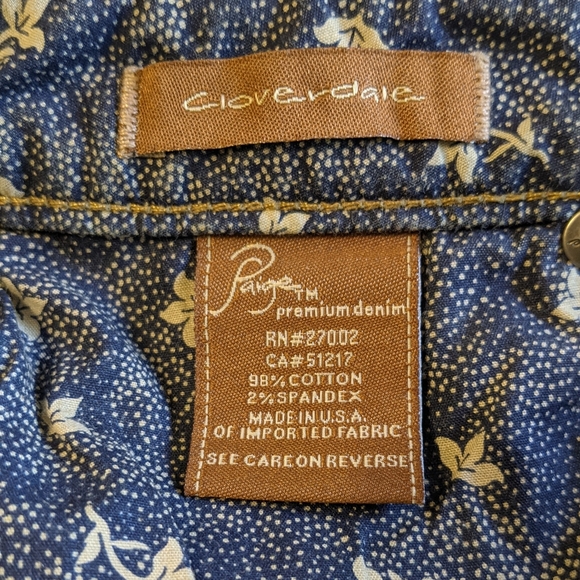 PAIGE Cloverdale dark wash boot cut jeans size 28 - Picture 5 of 8